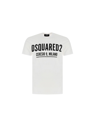 Shop Dsquared2 T-shirt In Off White