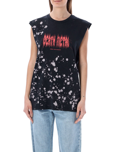 Shop Liberal Youth Ministry Death Metal T-shirt In Black