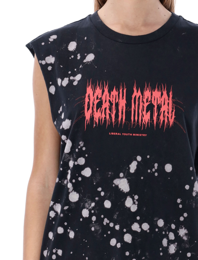 Shop Liberal Youth Ministry Death Metal T-shirt In Black