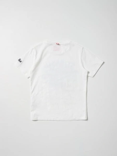 Shop Mc2 Saint Barth T-shirt With Print In White