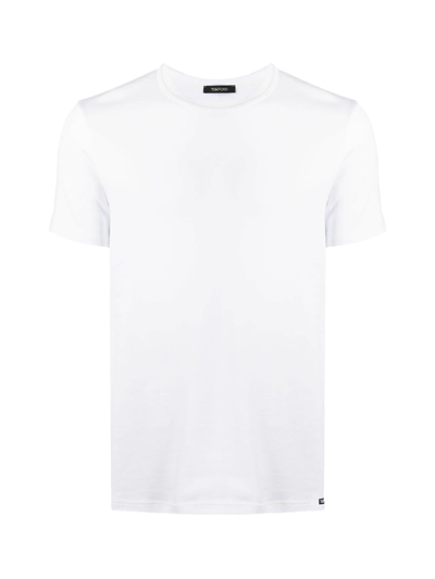 Shop Tom Ford Tshirt Crew Ss In White