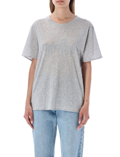 Shop Erl Venice T-shirt In Grey