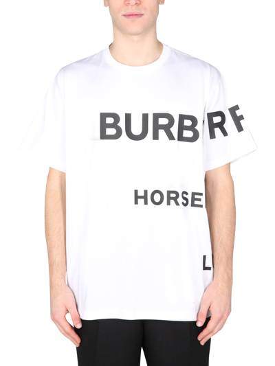 Shop Burberry Oversize Fit T-shirt