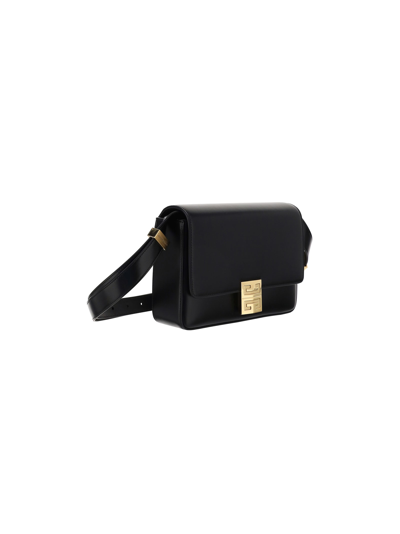 Shop Givenchy 4g Medium Crossbody Bag In Black