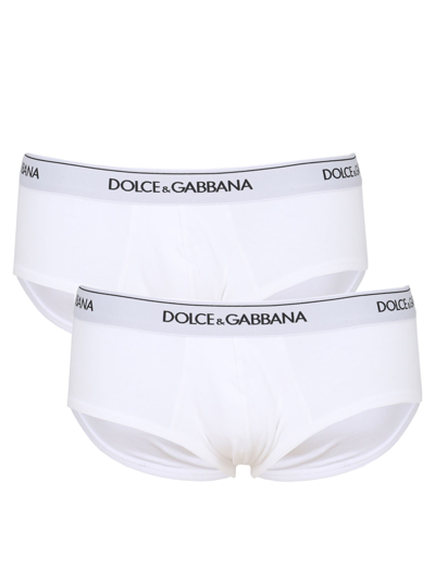 Shop Dolce & Gabbana Pack Of Two Slips