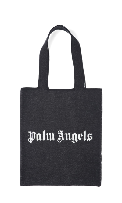 Shop Palm Angels Tote In Black