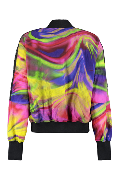Emporio Armani Sustainable Capsule Bomber Jacket In Multicolor