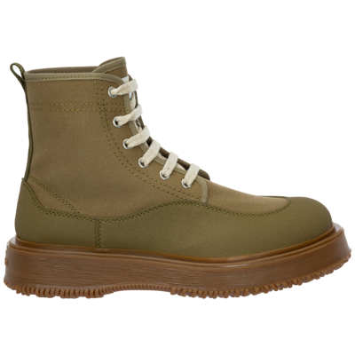 Shop Hogan Untraditional Ankle Boots In Olive