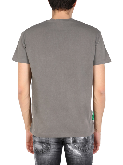 Shop Dsquared2 One Life One Planet T-shirt In Grey