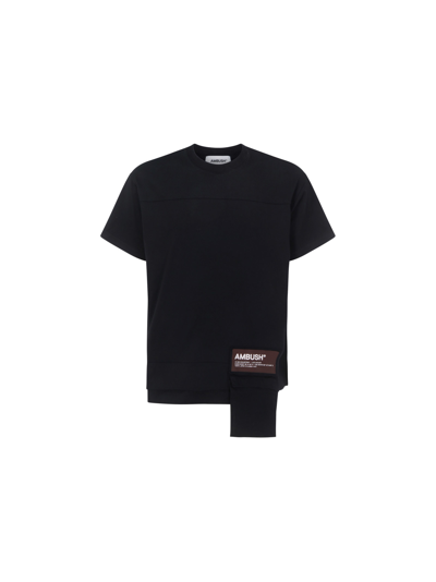 Shop Ambush Waist Pocket T-shirt In Black