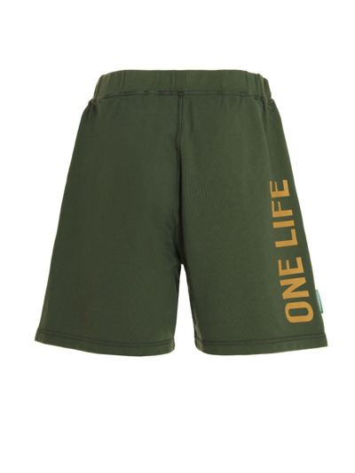 Shop Dsquared2 One Life One Planet Bermuda Shorts In Chlorophyll