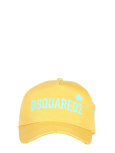 Shop Dsquared2 Baseball Cap In Curcuma