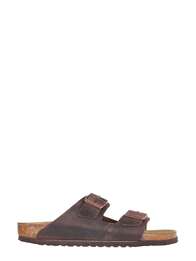 Shop Birkenstock Arizona Sandals In Brown