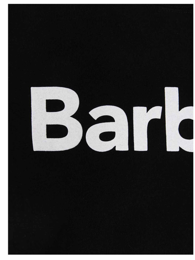 Shop Barbour Logo Tee T-shirt In Black