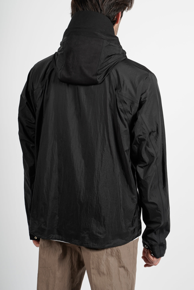 Ten C Wind Combo Bonded Shirt Jacket In Black | ModeSens