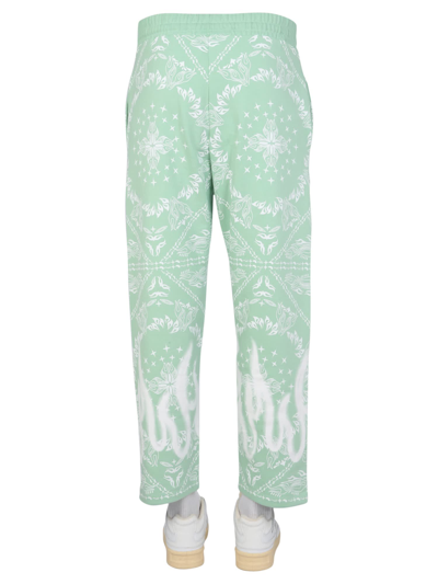 Shop Vision Of Super Jogging Pants With Paisley Pattern In Verde