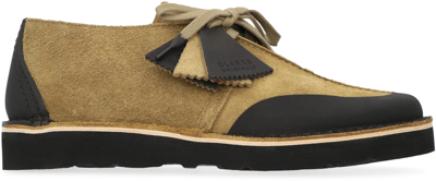 Shop C.p. Company Clarks X C.p Company - Desert Trek Suede Lace-up Shoes In Cornstalk