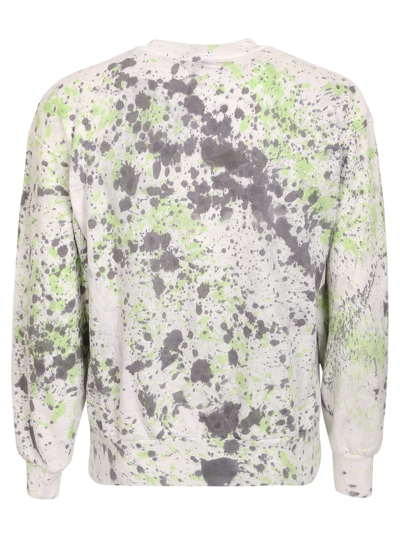 Shop Aries Paint Splatter Sweatshirt In Bky