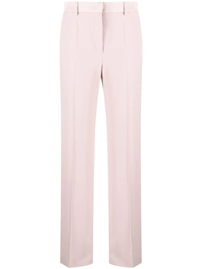 Shop Alberta Ferretti Rose Pink Trousers In Rosa