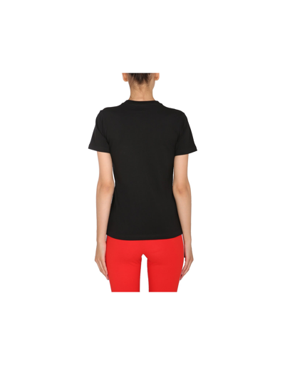 Shop Adidas Originals Crew Neck T-shirt In Black