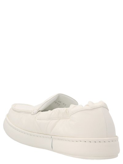 Shop Ermenegildo Zegna Leather Slip-ons In White