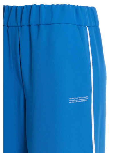 Shop Off-white 'pajama  Pants In Light Blue