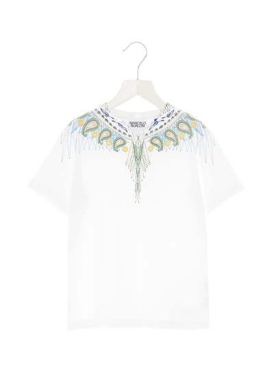 Shop Marcelo Burlon County Of Milan Bandana Wings T-shirt In White