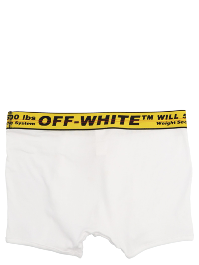 Shop Off-white Logo Boxer In White