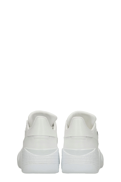 Shop Giuseppe Zanotti Tallon Sneakers In White Leather
