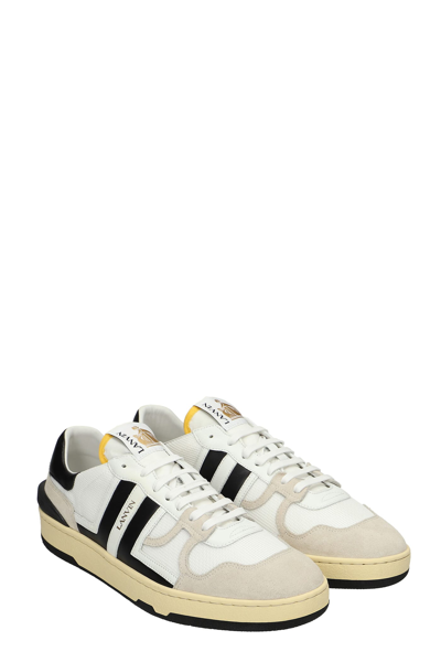 Shop Lanvin Sneakers In White Polyester