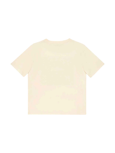 Shop Gucci Unisex White T-shirt In Sunkissed