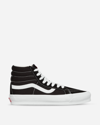 Shop Vans Og Sk8-hi Lx Sneakers Black In Multicolor