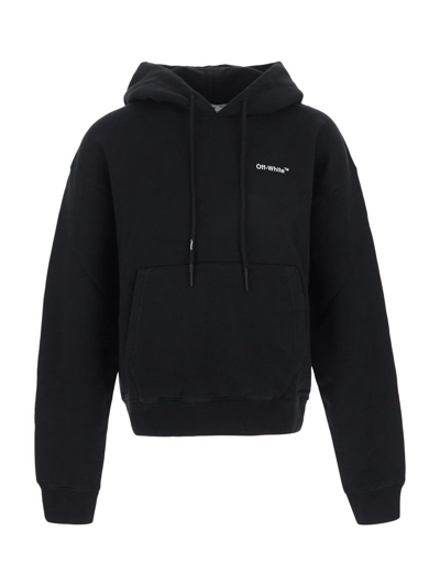 Shop Off-white Caravaggio Arrow Hoodie In Black