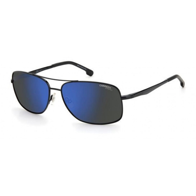 Shop Carrera Bluesky Mirror Rectangular Mens Sunglasses  8040/s 807xt 60 In Black,blue