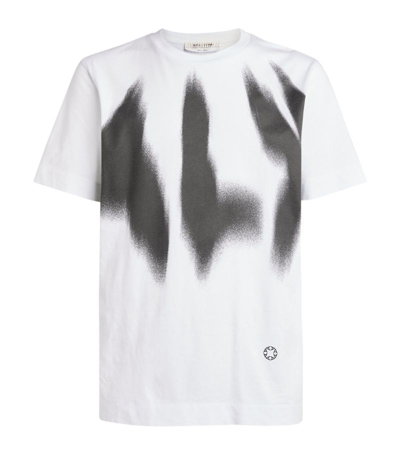 Shop Alyx 1017  9sm Cotton Phantom Logo T-shirt In White