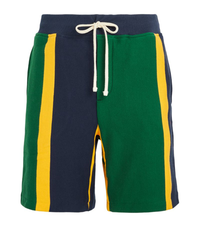 Shop Polo Ralph Lauren Striped Shorts In Green
