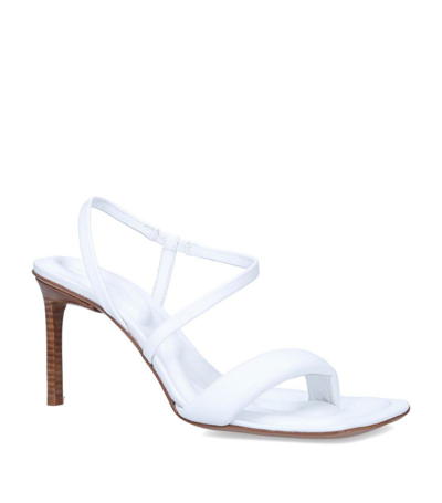 Shop Jacquemus Les Limones Sandals 80 In White