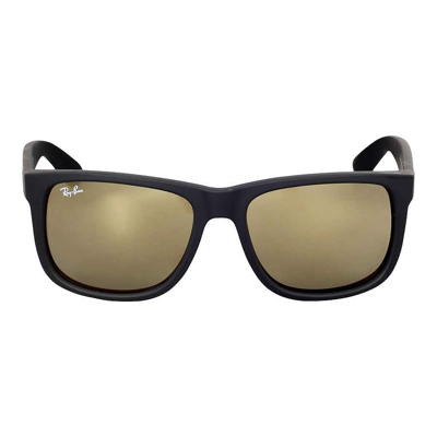 Shop Ray Ban Eyeware & Frames & Optical & Sunglasses Rb4165 622/5a 54 In Black / Brown / Gold