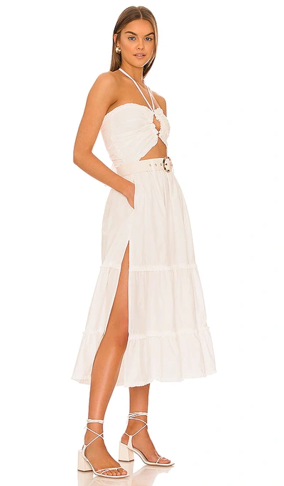 Shop V. Chapman Penny Midi Dress In White
