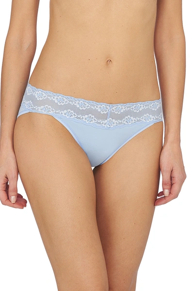 Shop Natori Bliss Perfection Soft & Stretchy V-kini Panty Underwear In Paradise/mascarpone