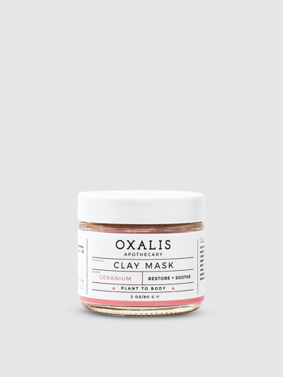 Shop Oxalis Apothecary Geranium Clay Mask | Restore + Soothe