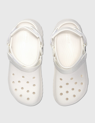 Shop Crocs Classic Hiker Clog In White