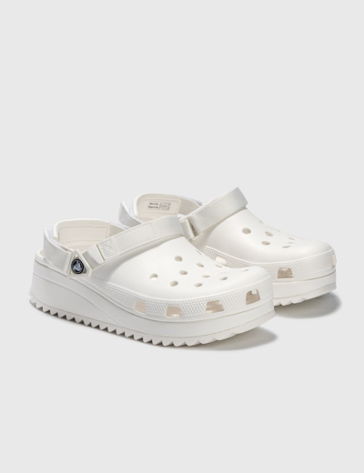 Shop Crocs Classic Hiker Clog In White