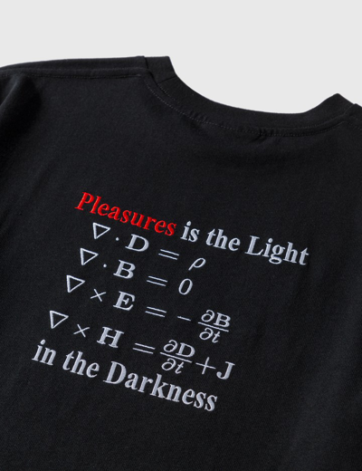 Shop Pleasures Darkness Heavyweight T-shirt In Black