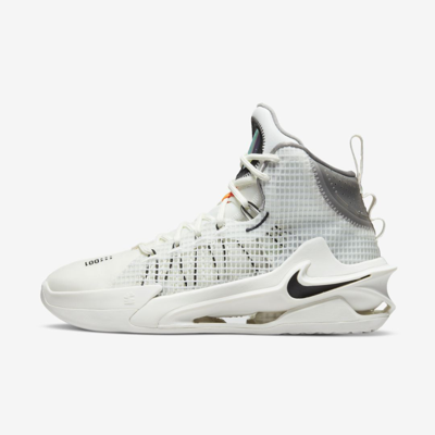 Shop Nike Air Zoom G.t. Jump Basketball Shoes In Summit White,sail,black,white
