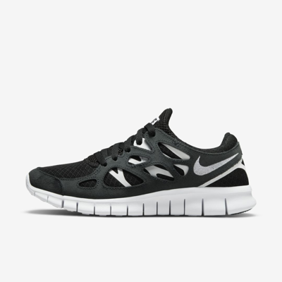 Shop Nike Women's Free Run 2 Shoes In Black
