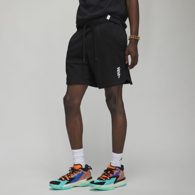 Shop Jordan Nike Men's Zion Shorts In Black