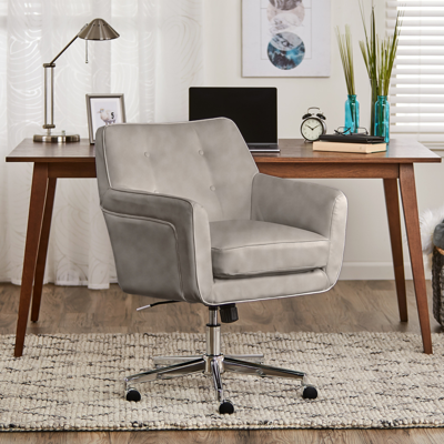 Shop Serta Ashland Home Office Chair In Gray