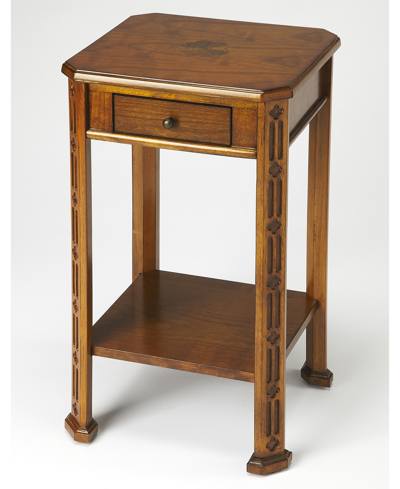 Shop Butler Moyer Accent Table In Medium Brown