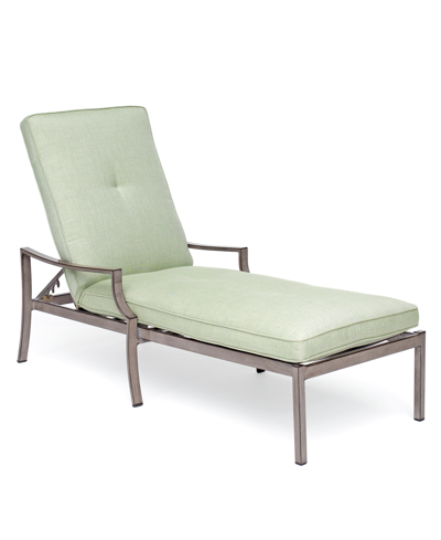 Shop Agio Wayland Outdoor Chaise Lounge, Created For Macy's In Sunbrella Cast Oasis
